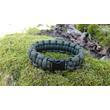 Paracord Cobra gyermek karkötő - Oliva zöld