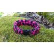 Paracord Cobra karkötő - Pink terep