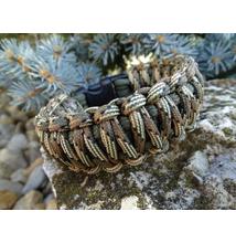 Paracord King Cobra karkötő - Világos erdő terep