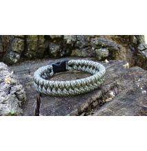 Paracord Fishtail karkötő - Acu digital terep