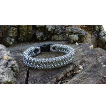 Paracord Fishtail karkötő - Fehér gyémánt