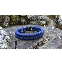 Paracord Fishtail karkötő - Tengerészkék