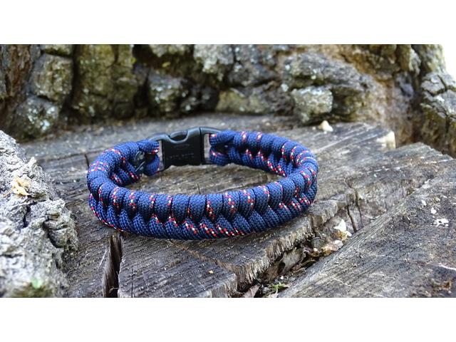 Paracord Fishtail karkötő - Vitorlás terep