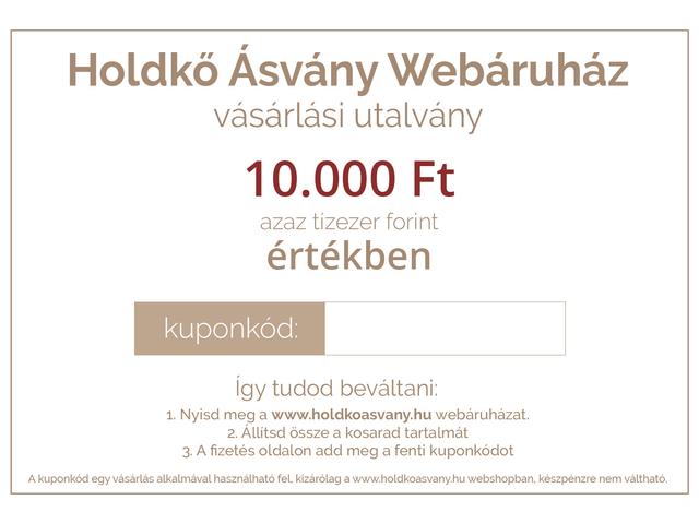 Vásárlási utalvány 10.000 Ft értékben