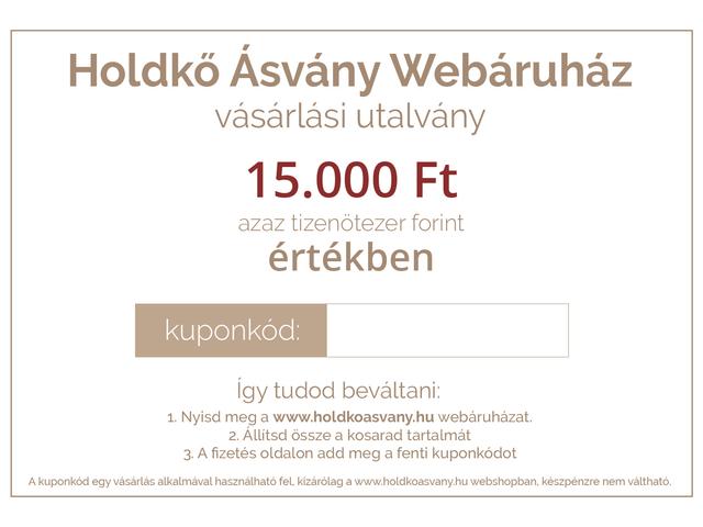 Vásárlási utalvány 15.000 Ft értékben